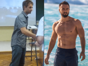 before and after Mario Tomic Fitness Coach